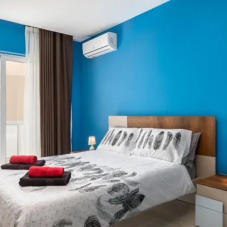 Lägenhet Modern 3br Stylish With Large Balcony - Close To St Julians And St Georges Bay *